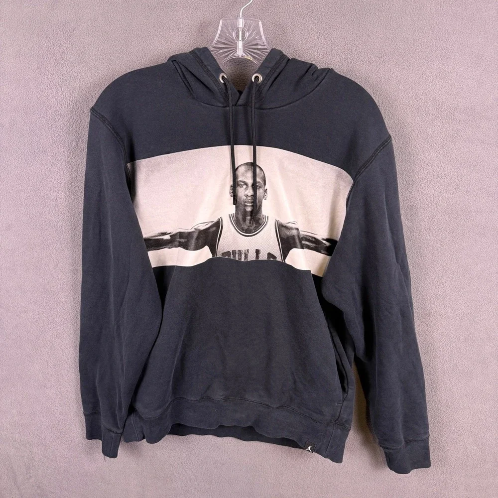 Jordan Michael Jordan Graphic Hoodie Mens Size M Black 886838-010
